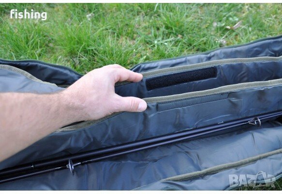 Mivardi Rod holdall Executive 205cm 12ft калъф за 3 въдици, снимка 4 - Екипировка - 43354008