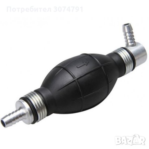 Подкачваща Ръчна Помпа за Гориво Дизел Клапан Трансфер 8мм/10мм/12мм 90°, снимка 4 - Аксесоари и консумативи - 32928427