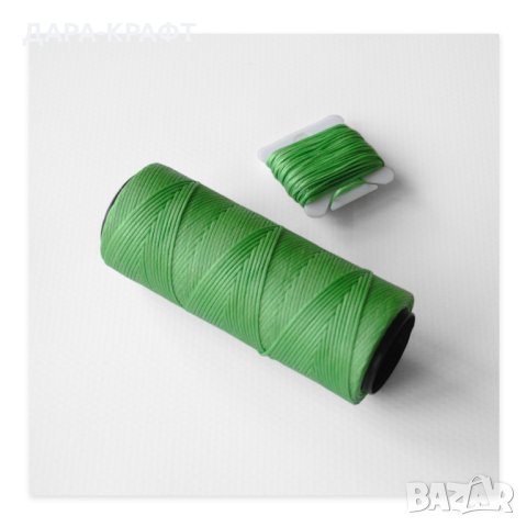 Восъчен конец за кожа, ръчен шев на кожени изделия- Плосък - 1мм, снимка 11 - Други - 43676405