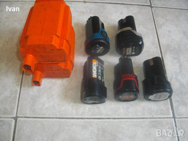 10,8V-12V-Li-ion-Батерия-WORKZONE-BOSCH-CMI-WORX-Black Decker-Meister, снимка 4 - Други инструменти - 36811697