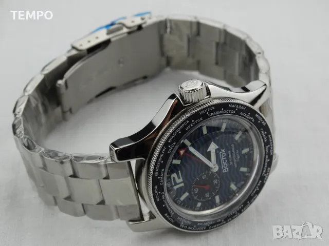 ВОСТОК АМФИБИЯ АВТОМАТИЧЕН-GMT ref: 13003В, снимка 5 - Мъжки - 46851918