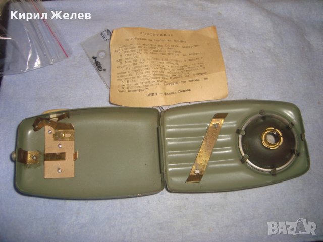 СВЕТЛИНА - СТАРО СИГНАЛНО МЕТАЛНО РЯДКО РЕТРО БГ - ФЕНЕРЧЕ ВОЕННО с УПЪТВАНЕ ИНСТРУКЦИЯ 32180, снимка 3 - Антикварни и старинни предмети - 38276929