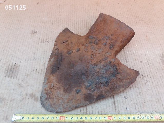 кован масивен възрожденски лемиш, рало, плуг , снимка 3 - Антикварни и старинни предмети - 37340733