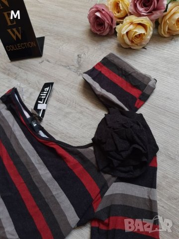 Нова блуза с гол рамо и един ръкав на намаление, снимка 1