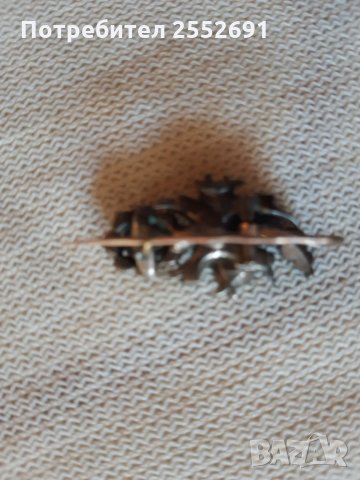 Уникална брошка, снимка 5 - Антикварни и старинни предмети - 28610117