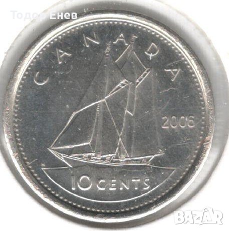 Canada-10 Cents-2006 P-KM# 492-Elizabeth II 4th portrait, снимка 1