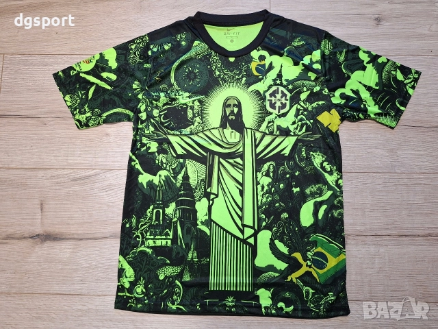 Флуоресцентна футболна тениска на Бразилия#Неймар#10!, снимка 2 - Футбол - 52063603