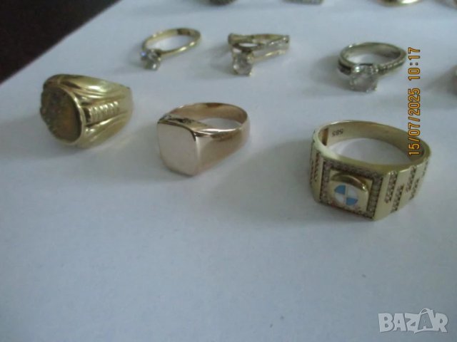 Златни пръстени Обновена, снимка 8 - Пръстени - 18265187