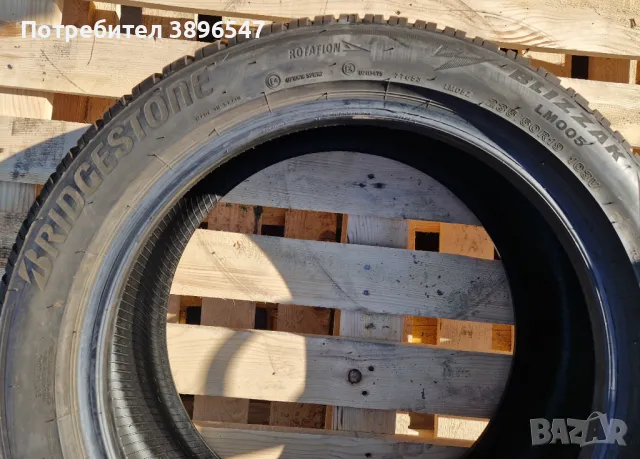 Зимни гуми BRIDGESTONE BLIZZAK LM005 235/50R19 103V – 4 броя, снимка 3 - Гуми и джанти - 42992094