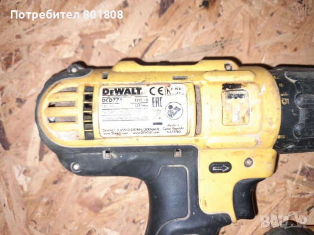 Винтоверт Dewalt DCD 776, снимка 6 - Винтоверти - 51874641