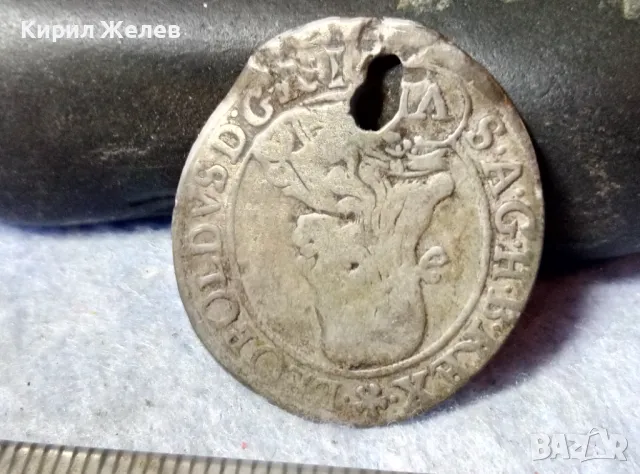 Стара СРЕБЪРНА МОНЕТА 6 КРОЙЦЕРА 1670 ИМПЕРАТОР ЛЕОПОЛД I АВСТРИЯ СВЕЩЕНА РИМСКА ИМПЕРИЯ 32626, снимка 9 - Нумизматика и бонистика - 48805842