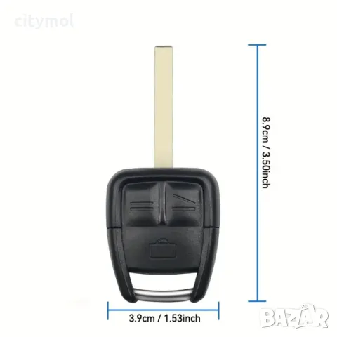 Кутийка ключ 3 бутона и острие HU43 за OPEL ZAFIRA A/VECTRA B/ASTRA G/CORSA C, снимка 3 - Аксесоари и консумативи - 49214732