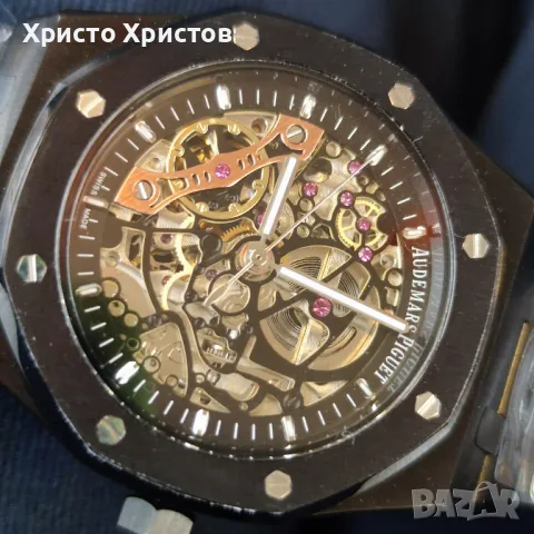 Мъжки луксозен часовник Audemars Piguet Royal Oak Double Balance Wheel Openworked, снимка 7 - Мъжки - 48218900