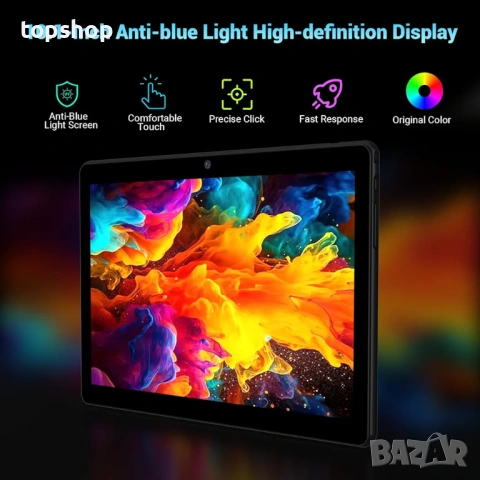 Нов, проверен FASTWD Y121-EEA Таблет 2024 10 инча, Android 14, 5G WiFi, 19GB RAM + 128GB ROM, IPS..., снимка 4 - Таблети - 53060511