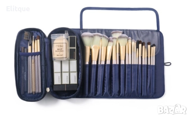 Компактна чанта органайзер за четки за грим HZS440, снимка 7 - Органайзери - 52832010