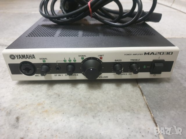 Yamaha MA2030  5-входен търговски смесител / усилвател - 30W x 2 при 70V  088 762 7637 , снимка 1 - Ресийвъри, усилватели, смесителни пултове - 35247128