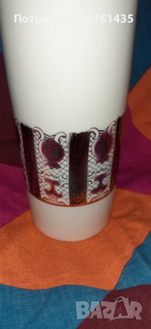 Прекрасна Баварска порцеланова ваза цвят слонова кост , снимка 3 - Други - 35642734