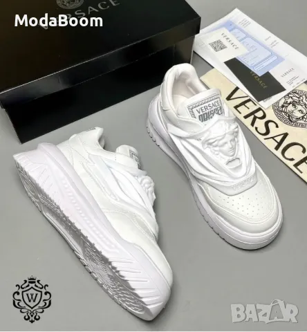 Versace бели дамски маратонки , снимка 4 - Маратонки - 48816179