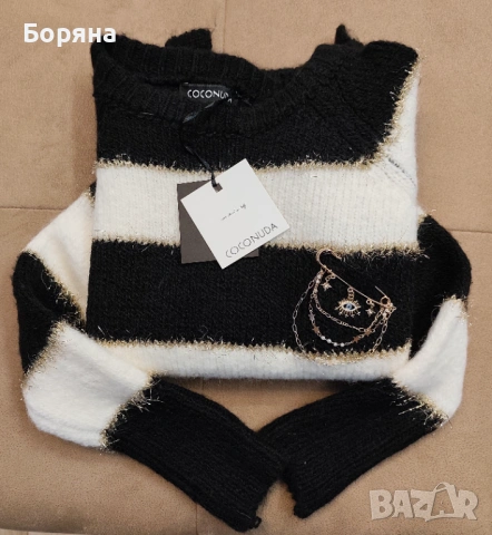 COCONUDA нов бутиков италиански пуловер , снимка 2 - Блузи с дълъг ръкав и пуловери - 53446319