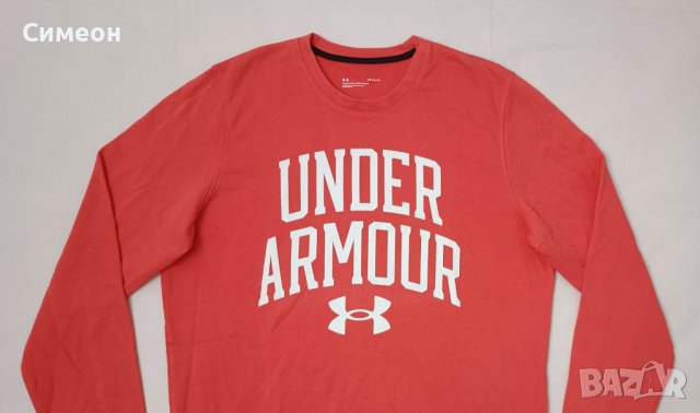 Under Armour UA Rival Terry Sweatshirt оригинално горнище L памук, снимка 2 - Спортни дрехи, екипи - 40194536