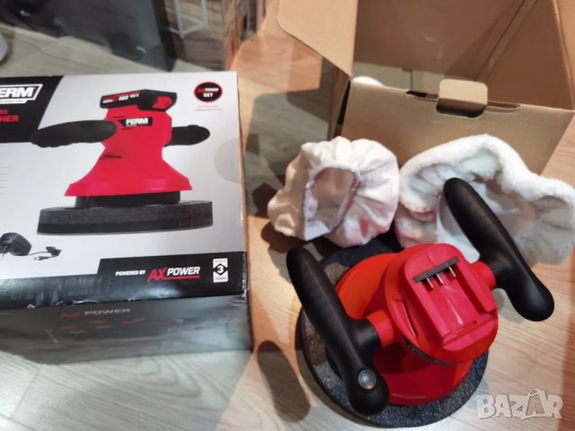 Акумулаторна полираща машина Ferm AX-Power, снимка 6 - Полирмашини - 45698314