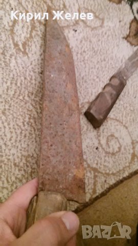 Стар нож голям 21501, снимка 1 - Антикварни и старинни предмети - 32364407