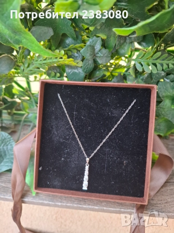 Елегантна сребърна висулка d’Orne в кутия, снимка 3 - Бижутерийни комплекти - 52905156