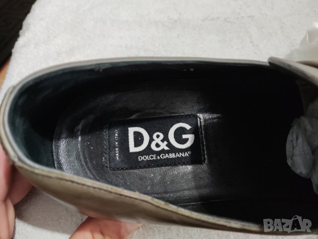 Огиринални кожени обувки Dolce Gabbana, снимка 7 - Спортно елегантни обувки - 35029285