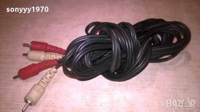 чинчове стерео кабел 5.60м-аудио, снимка 2 - Други - 28017201