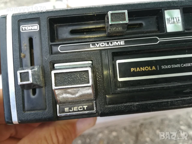 PIANOLA SC-3010 CAR STEREO DECK/AMPLIFIER 12V MADE IN JAPAN 0706251906, снимка 2 - Ресийвъри, усилватели, смесителни пултове - 50585780