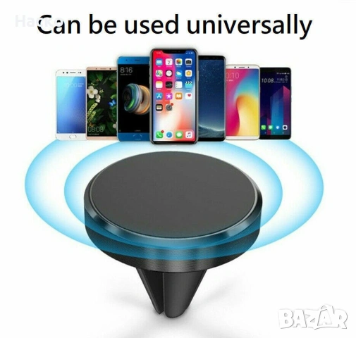 Магнитна стойка, поставка за телефон в автомобил, кола, снимка 3 - Селфи стикове, аксесоари - 53451579