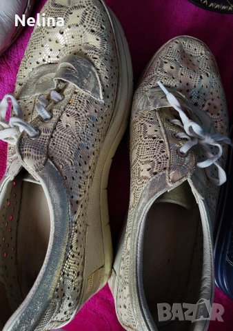 Продавам дамски обувки ест.кожа , снимка 3 - Дамски ежедневни обувки - 40663073