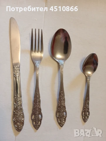 Комплект луксозни прибори за хранене, снимка 1