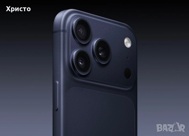 НОВ!!! Apple iPhone 17 Pro, 256GB, 5G, Deep Blue + подарък оригинален адаптер Apple , снимка 2 - Apple iPhone - 53476205