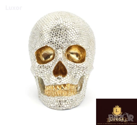 Диамантено Златист Череп, снимка 2 - Други - 43646558