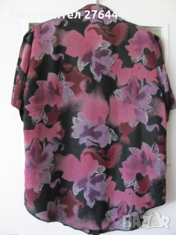 Копринена блуза, снимка 3 - Ризи - 32490627