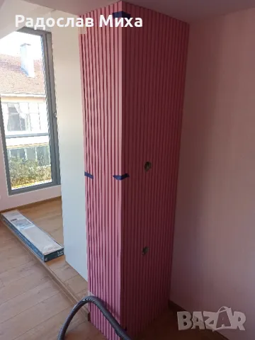 монтаж на 3D панели,ламинат,трева и др.на стена, снимка 4 - Монтажи - 48033406