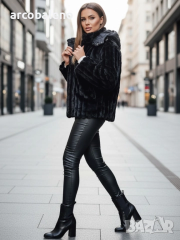 Дамско яке с качулка, 2цвята , снимка 7 - Якета - 52916224