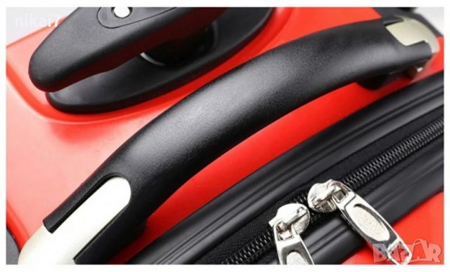 детски куфар BMW джип Син/Червен цвят 4 колела телескопична дръжка, снимка 7 - Куфари - 37639828