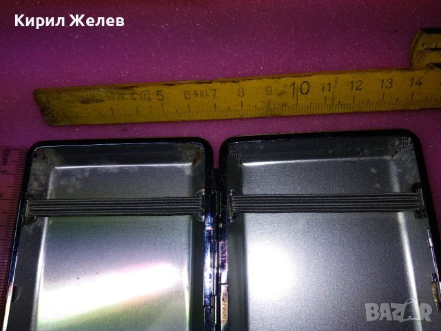 МОДНА СТИЛНА ИЗИСКАНА МЕТАЛНА ТАБАКЕРА с КОЖА 42952, снимка 9 - Табакери - 44137908
