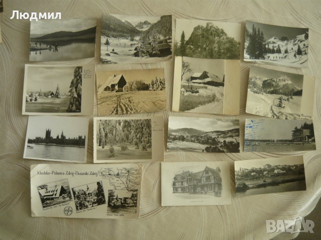 Стари черно-бели картички от Европа, снимка 8 - Антикварни и старинни предмети - 43485617