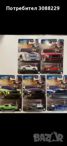 hot wheels сет mustang 