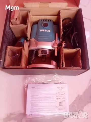 Оберфреза WESCO 1500W , снимка 4 - Други инструменти - 53258111