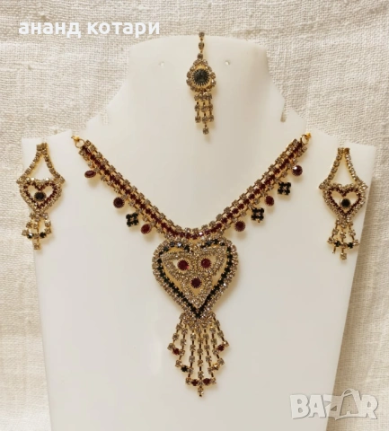 11 Комплект - обеци, колие - S11-24, снимка 8 - Бижутерийни комплекти - 39024517