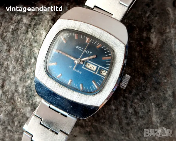 Колекционерски часовник, Полет, работи отлично, снимка 3 - Антикварни и старинни предмети - 49335217