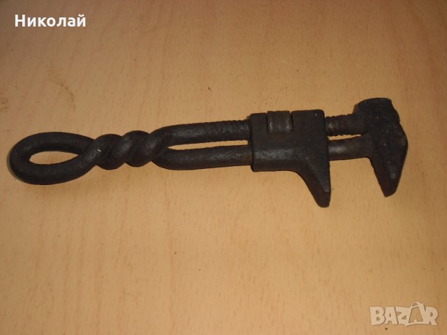 Старинен френски ключ, снимка 4 - Антикварни и старинни предмети - 32624286