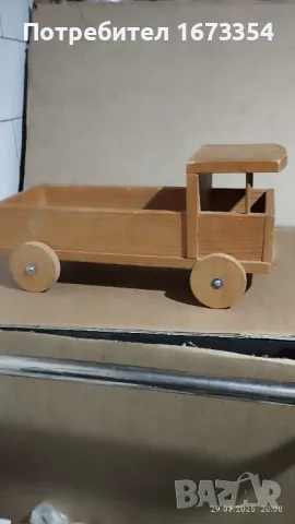 Дървени камиончета+ АРТ декорация, снимка 3 - Други ценни предмети - 49690893