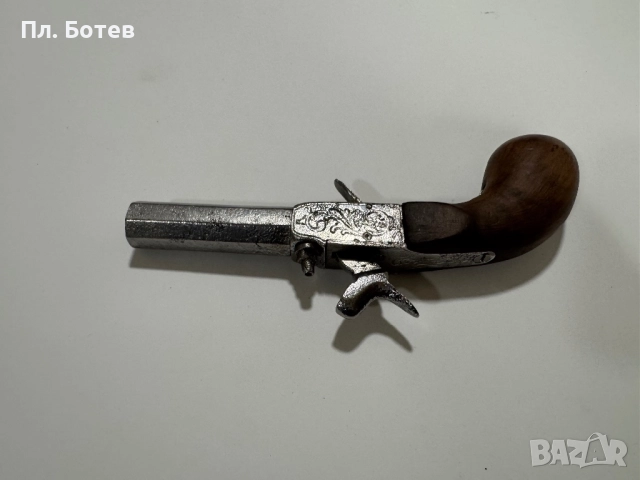 Стар капсулен пистолет, револвер, снимка 4 - Антикварни и старинни предмети - 52816368