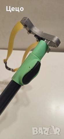 разгъваема прашка ~13-15J + подарък 200 броя 10mm метални топчета, снимка 4 - Ловно оръжие - 52505253