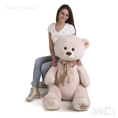 Играчка мече бежово 120см голяма мечка90102, снимка 2 - Плюшени играчки - 48182796